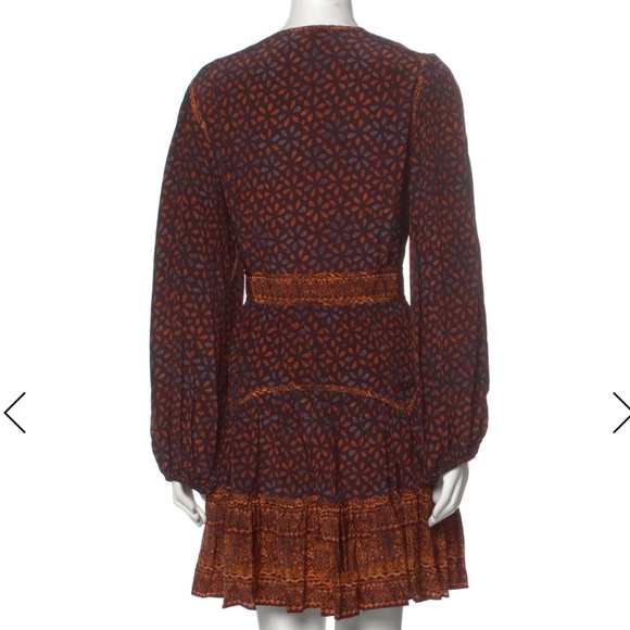 Ulla Johnson Hayana Silk Mini Dress in Agate - Picture 9 of 16